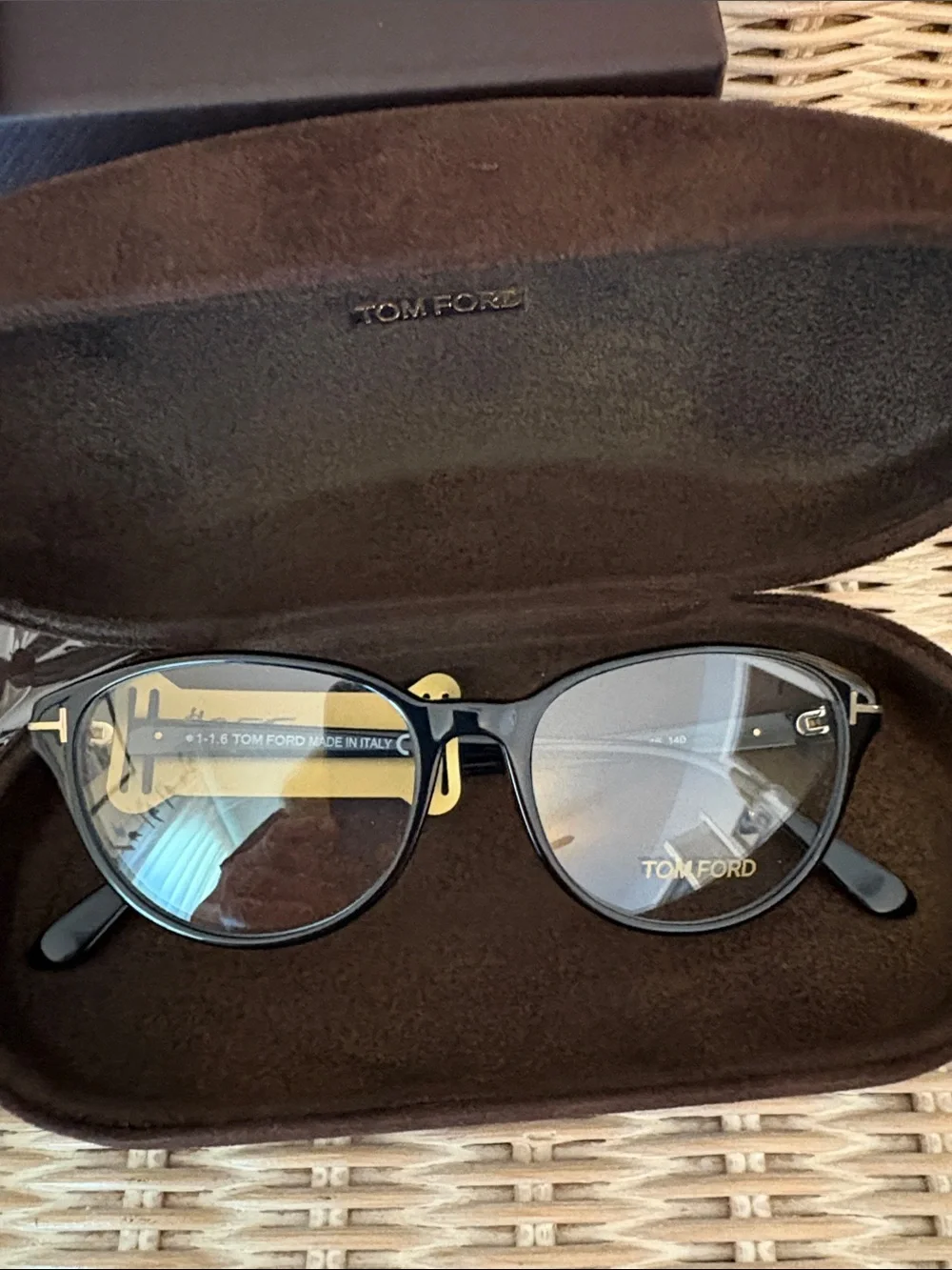 Tom Ford Women’s Black Glasses with Branded Case